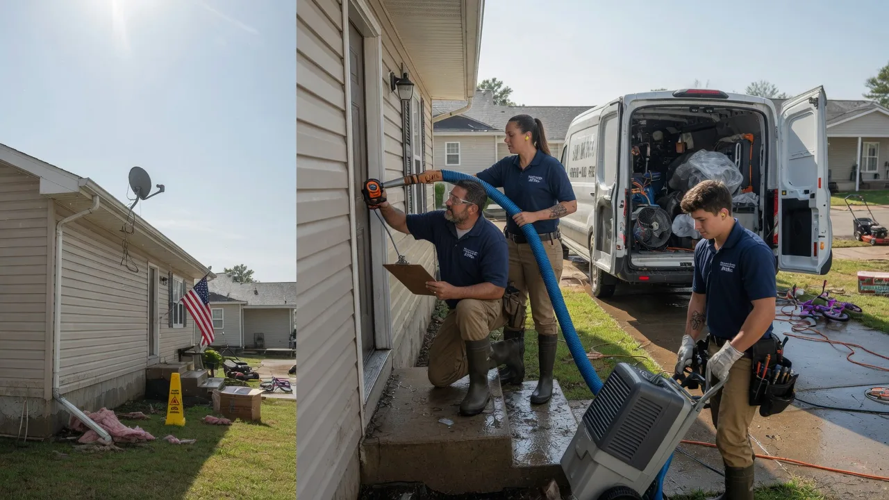 Ceiling Water Damage Restoration in Toronto, SD near me